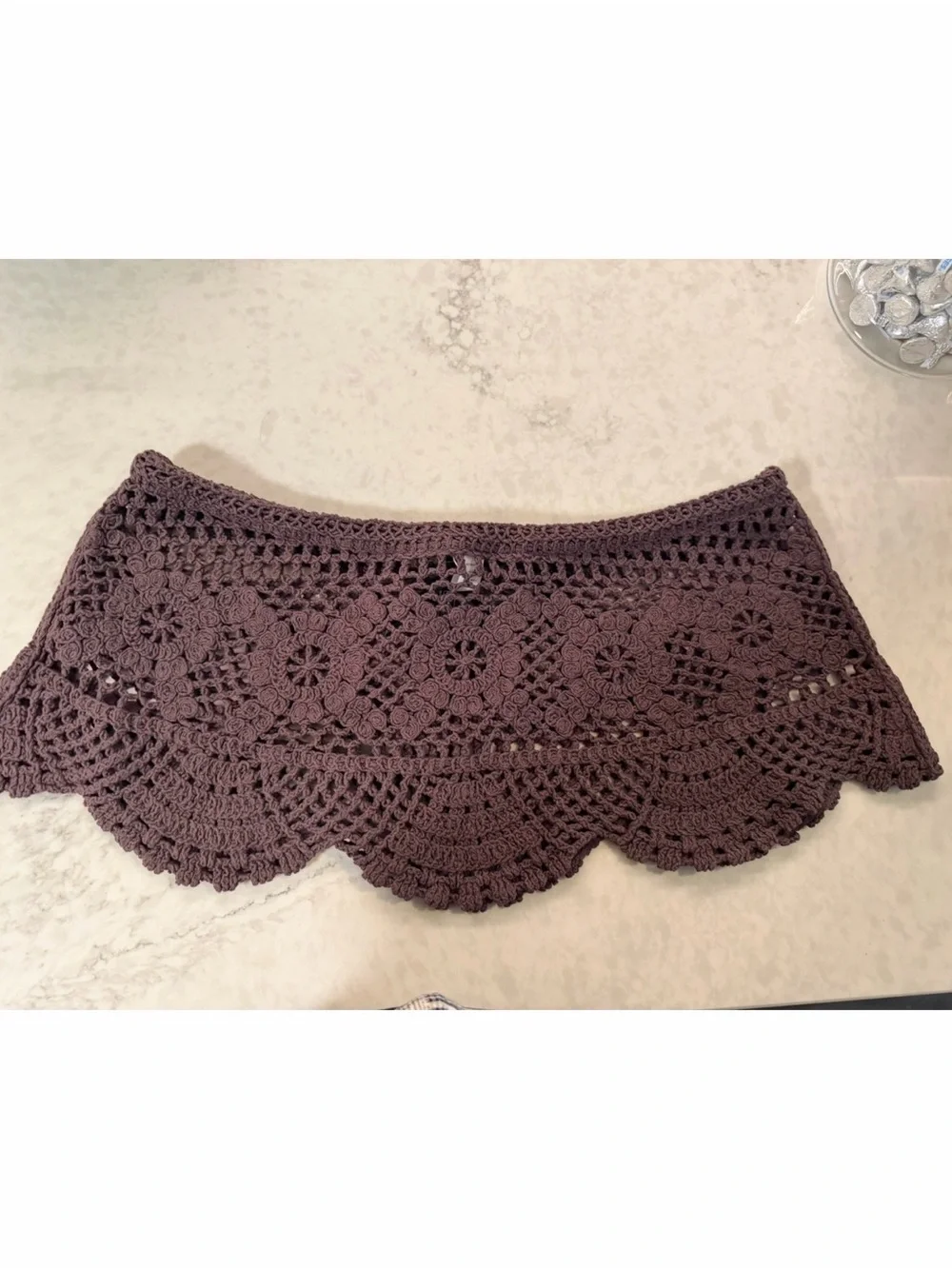 SKIMS open crochet